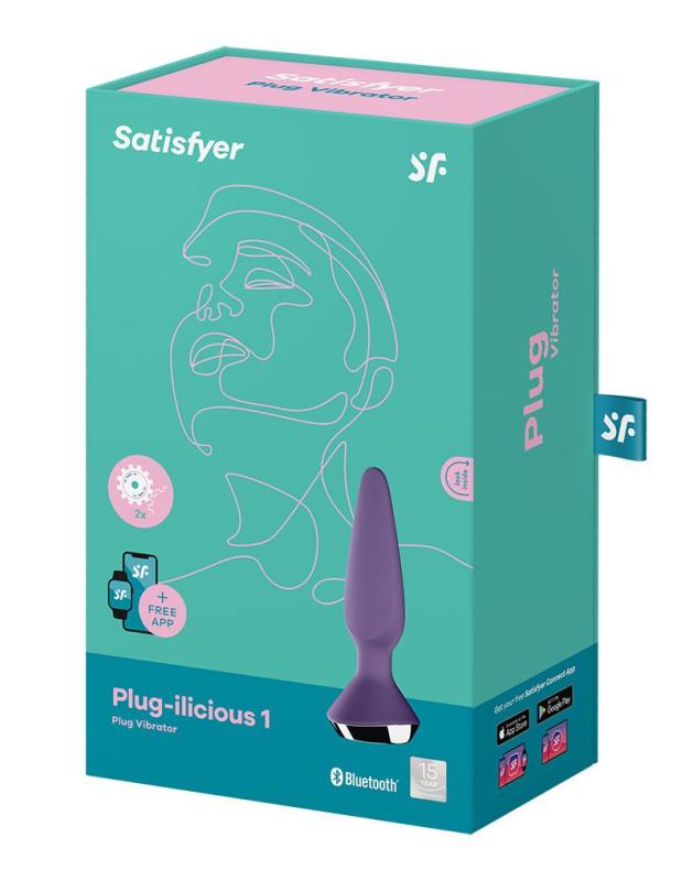 SO5442 Анальная смарт-вибропробка Satisfyer Plug-ilicious 1 Purple