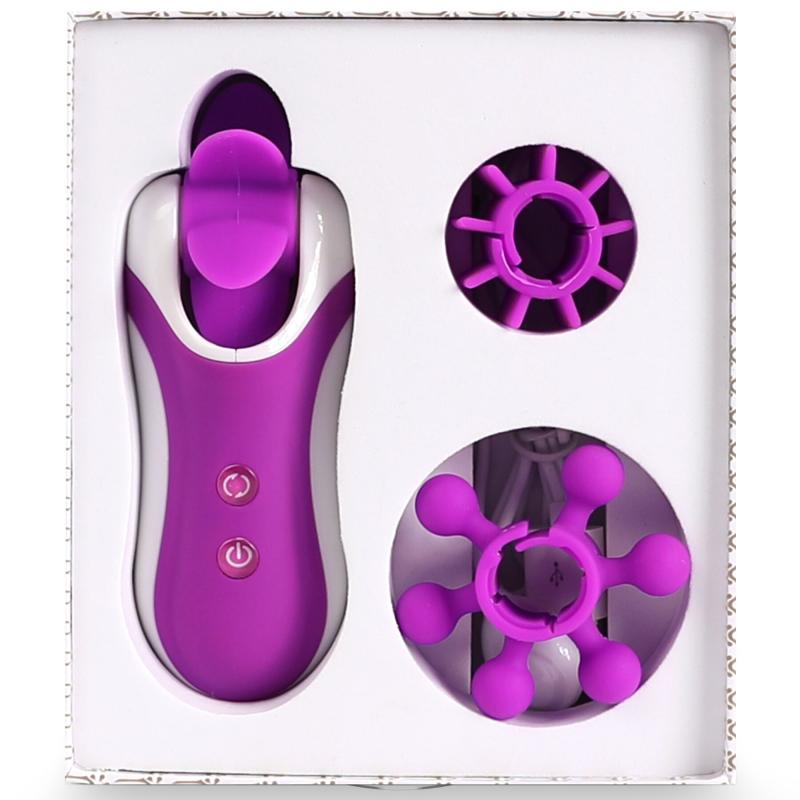 SO5066 Стимулятор с имитацией оральных ласк FeelzToys - Clitella Oral Clitoral Stimulator Purple