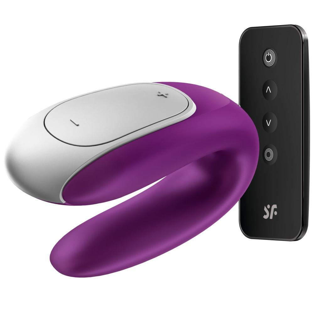 SO5059 Смарт-вибратор для пар Satisfyer Double Fun (Violet) с пультом ДУ