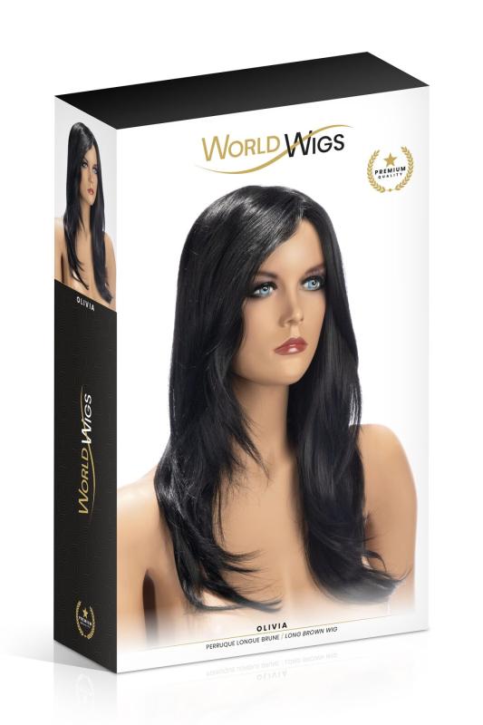 SO4686 Парик World Wigs OLIVIA LONG BROWN