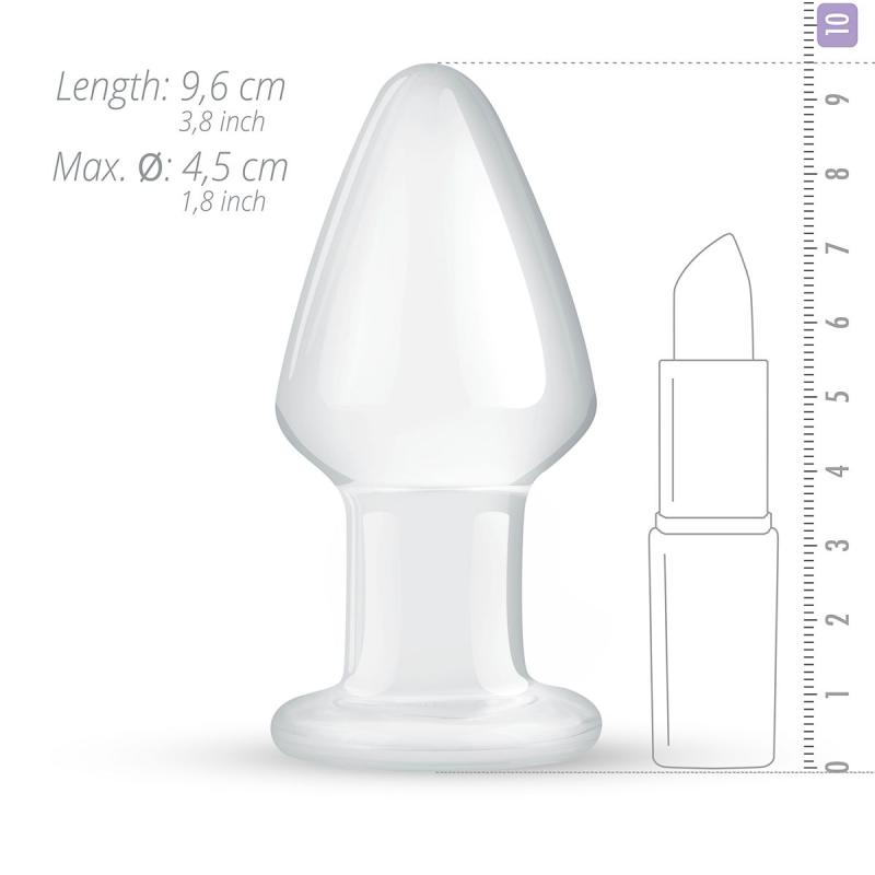 SO4416 Стеклянная анальная пробка Gildo Glass Buttplug No. 25