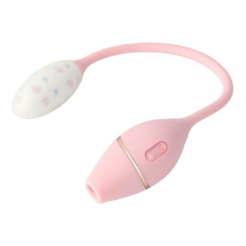 SO8712 Виброяйцо с вакуумным стимулятором KISTOY Cathy Mini