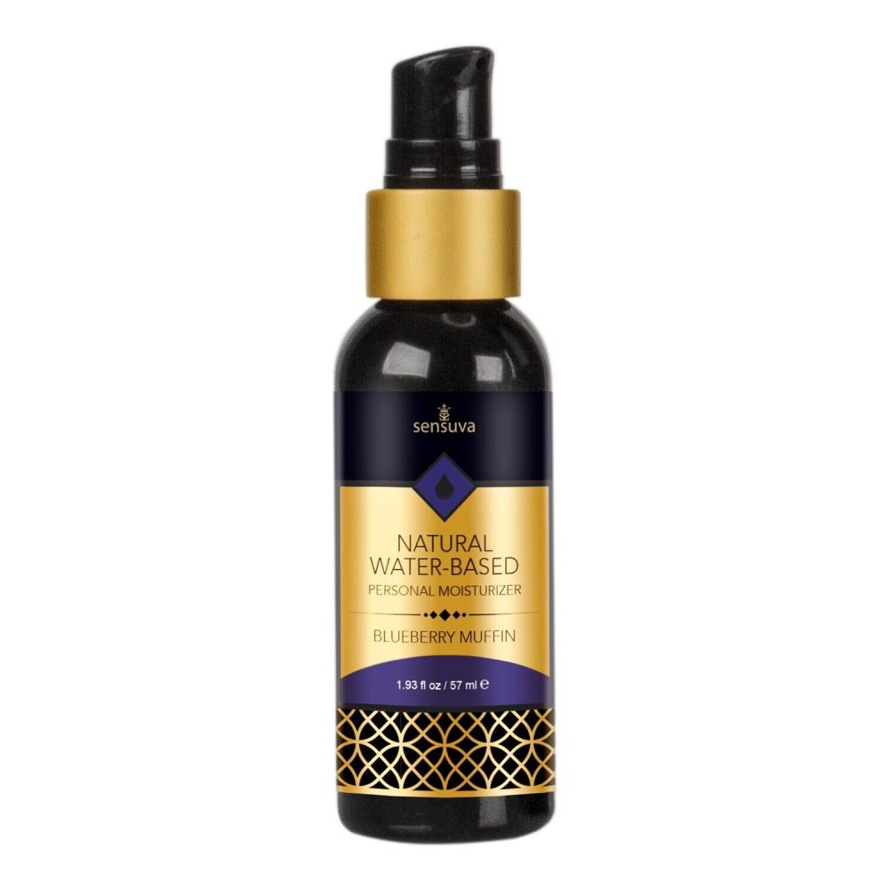 SO4942 Смазка на водной основе Sensuva Natural Water-Based Blueberry Muffin 57мл без глицерина и парабенов