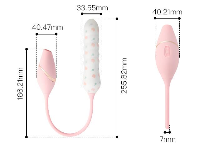 SO8713 Вибратор с вакуумным стимулятором KISTOY Cathy Plus