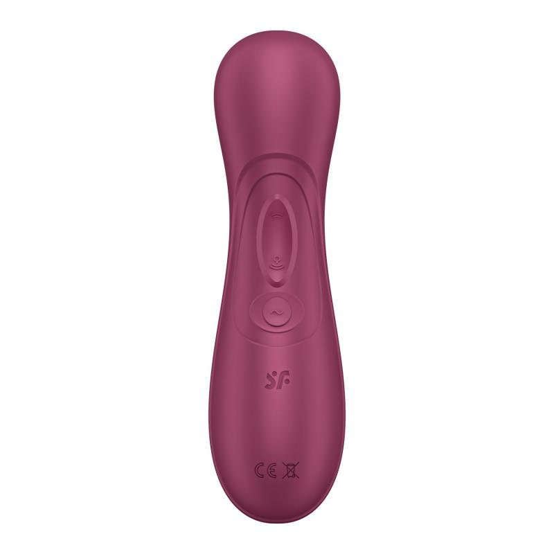 SO7772 Вакуумный клиторальный стимулятор Satisfyer Pro 2 Generation 3 with Liquid Air Wine Red