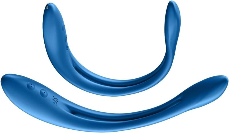 SO8496 Универсальный гибкий вибратор для пар Satisfyer Elastic Game Dark Blue