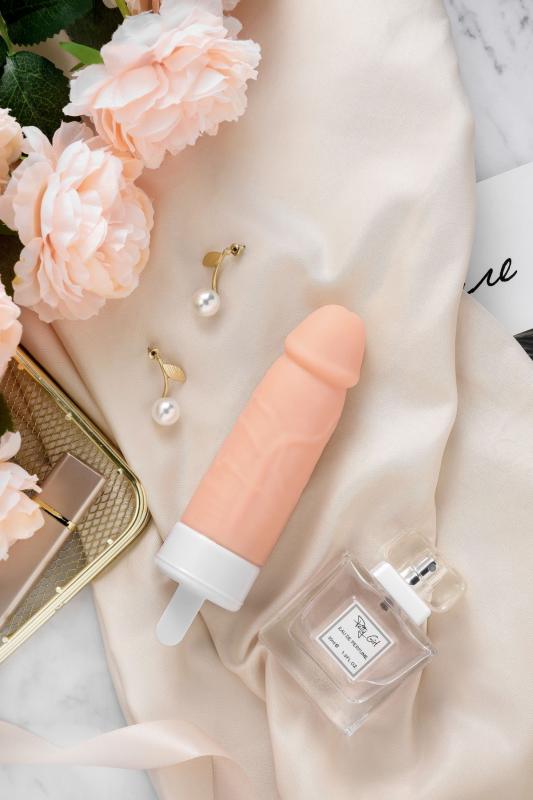 SO3623 Вибратор KISTOY Mr.Ted, реалистичный вибратор под видом мороженого, диаметр 43мм