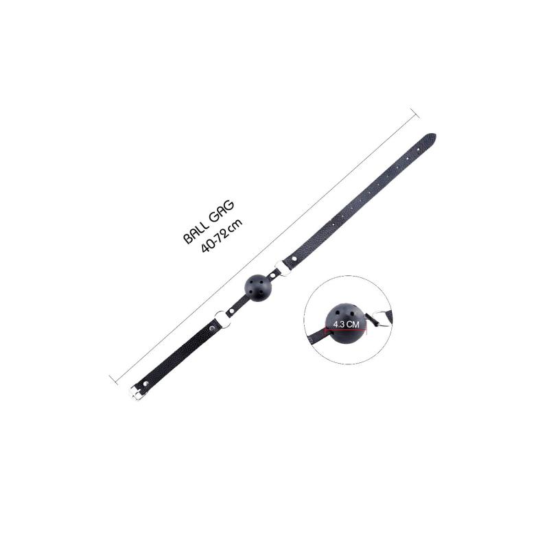 SO5997 Воздухопроницаемый кляп Alive Discretion Black