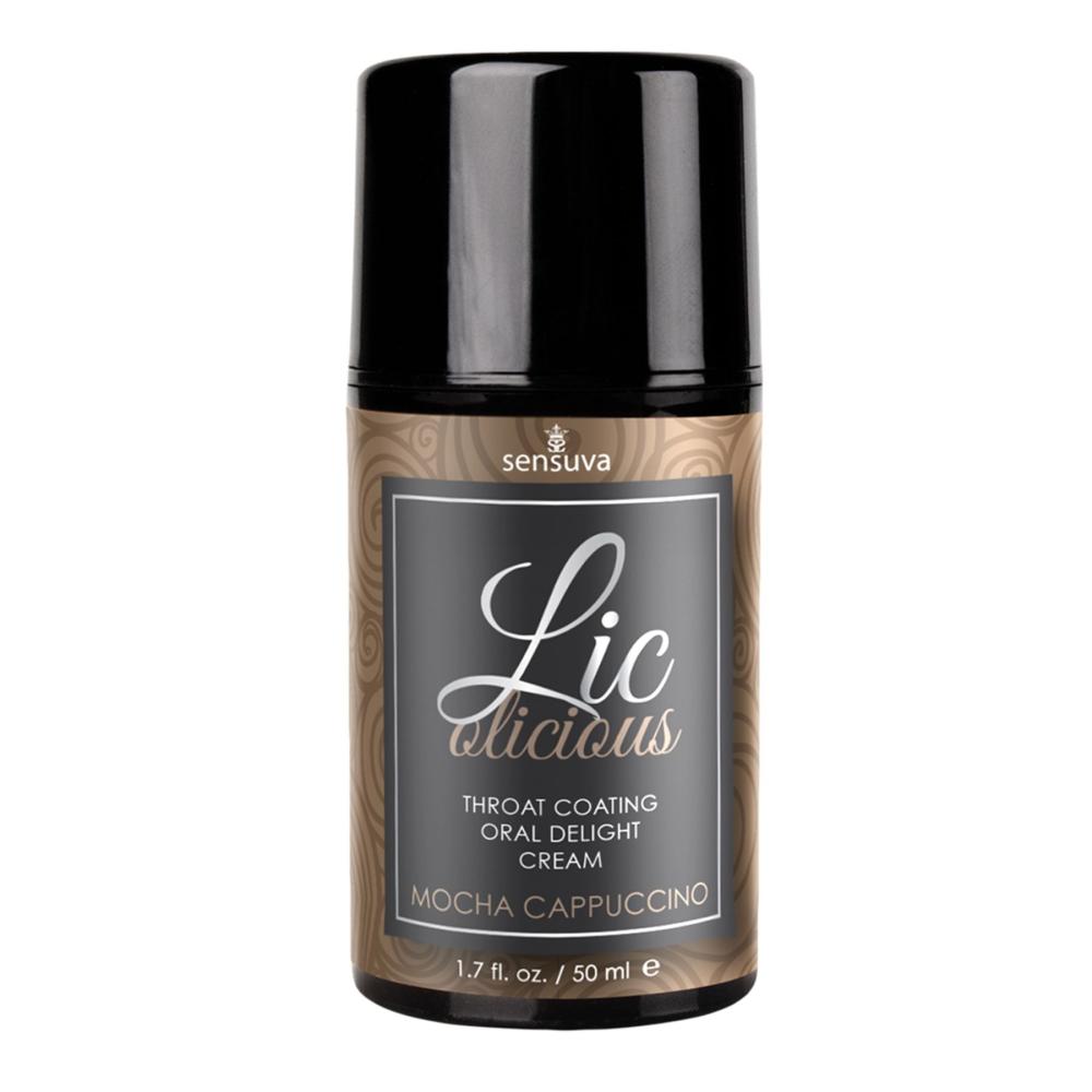 SO3530 Гель для минета Sensuva Lic-o-licious Cappuccino (50 мл), маслянистый, без сахара
