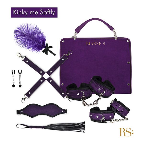 SO3865 Подарочный набор для BDSM RIANNE S - Kinky Me Softly Purple: 8 предметов для удовольствия