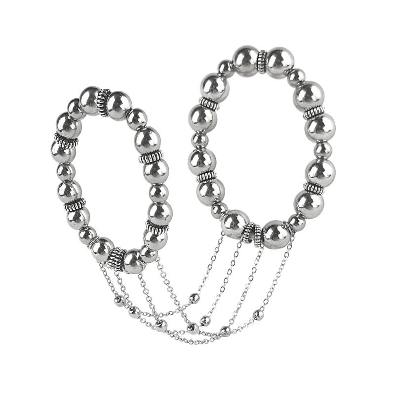 SO7447 Сексуальна прикраса на пеніс та машонку Art of Sex - Jerome, Срібло