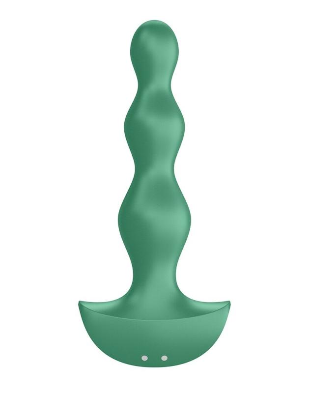 SO4926 Анальный стимулятор-бусины с двумя моторами Satisfyer Lolli-Plug 2 Green