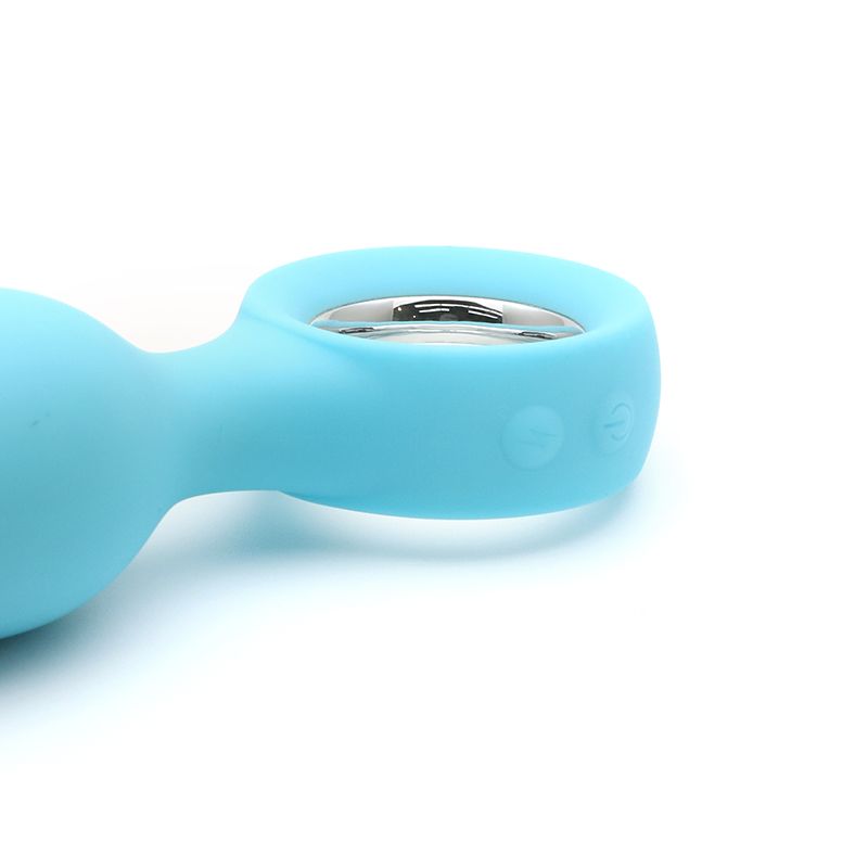 SO3765 Анальная вибропробка KISTOY Orville Blue, диаметр 3 см