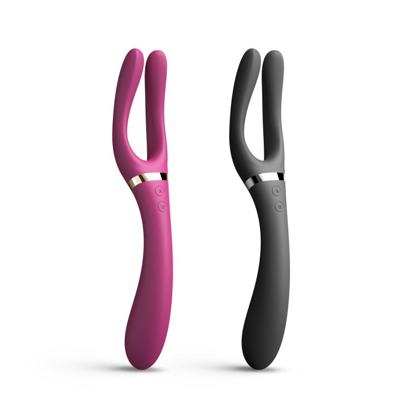 SO7380 Вибратор-стимулятор Dorcel INFINITE JOY PLUM, многофункциональный, унисекс