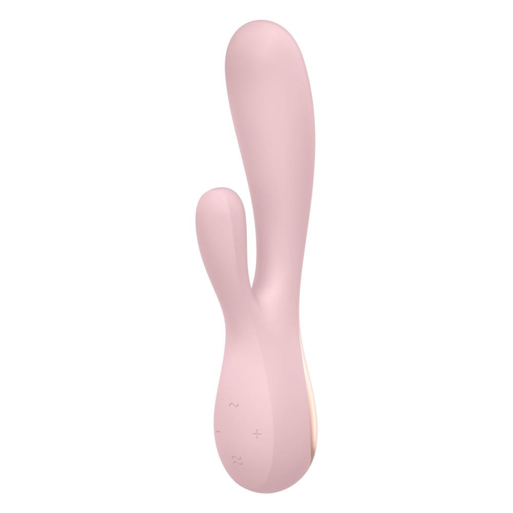 SO3902 Смарт вибратор-кролик Satisfyer Mono Flex Mauve, 2 мотора, управление через интернет