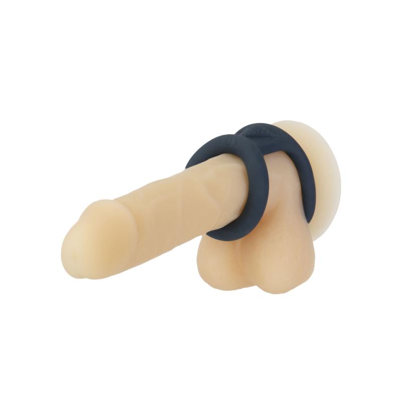 SO5574 Двойное эрекционное кольцо LUX Active – Tug – Versatile Silicone Cock Ring