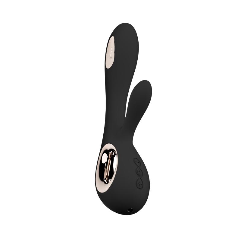 SO8112 Вибратор-кролик LELO Soraya Wave Black, манящие движения ствола