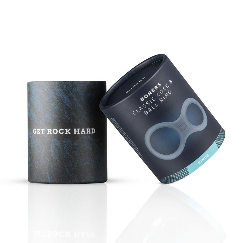 SO8851 Эрекционное кольцо Boners Classic Cock & Ball Ring - Grey