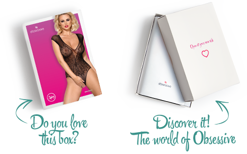 SO7201 Бодістокінг із великої сітки з мереживом Obsessive B112 teddy S/M/L, чорний, з доступом