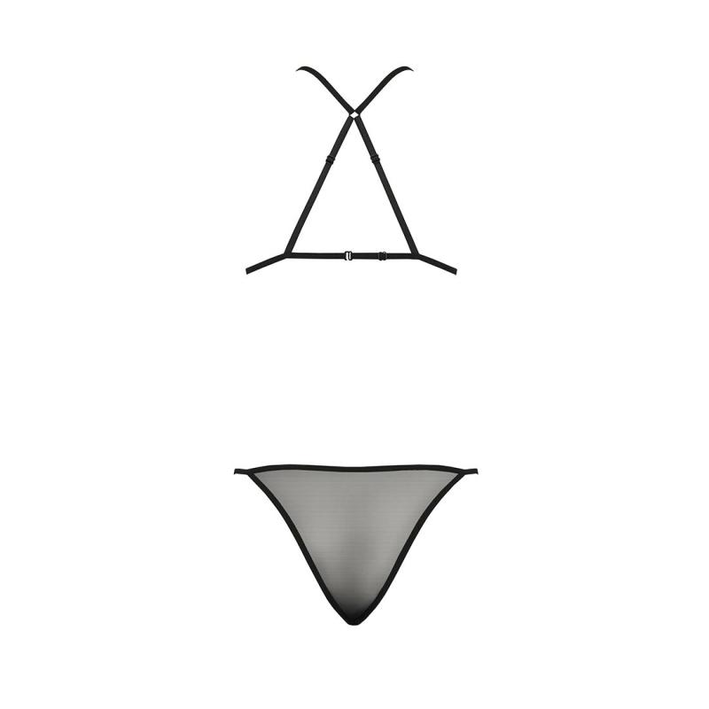 SO4132 Ажурное боди AZALIA BODY black S/M Passion