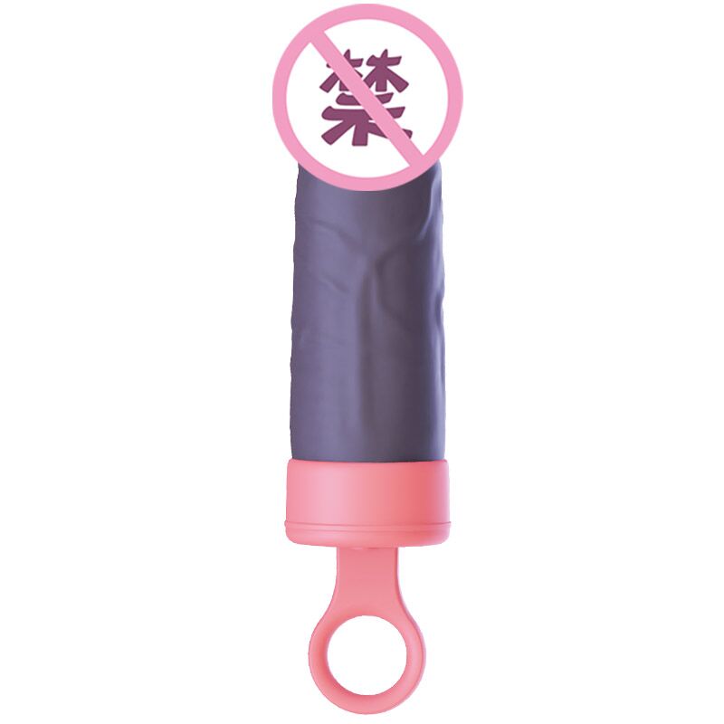 SO6547 Вибратор CuteVibe Teddy Pink (Black Dildo), реалистичный вибратор под видом мороженого