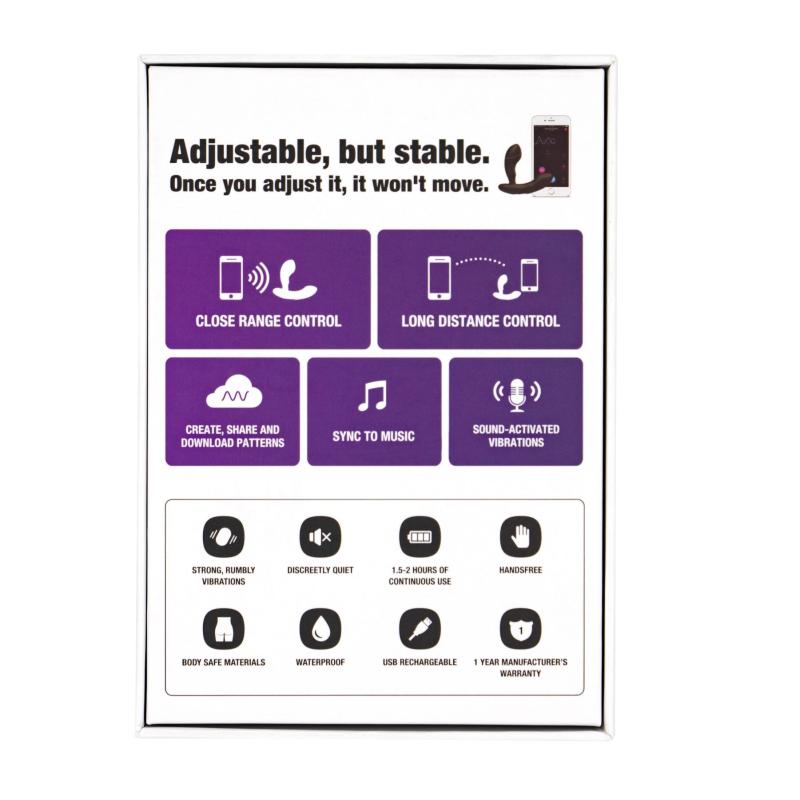 SO4087 Смарт массажер простаты Lovense Edge с регулировкой угла воздействия