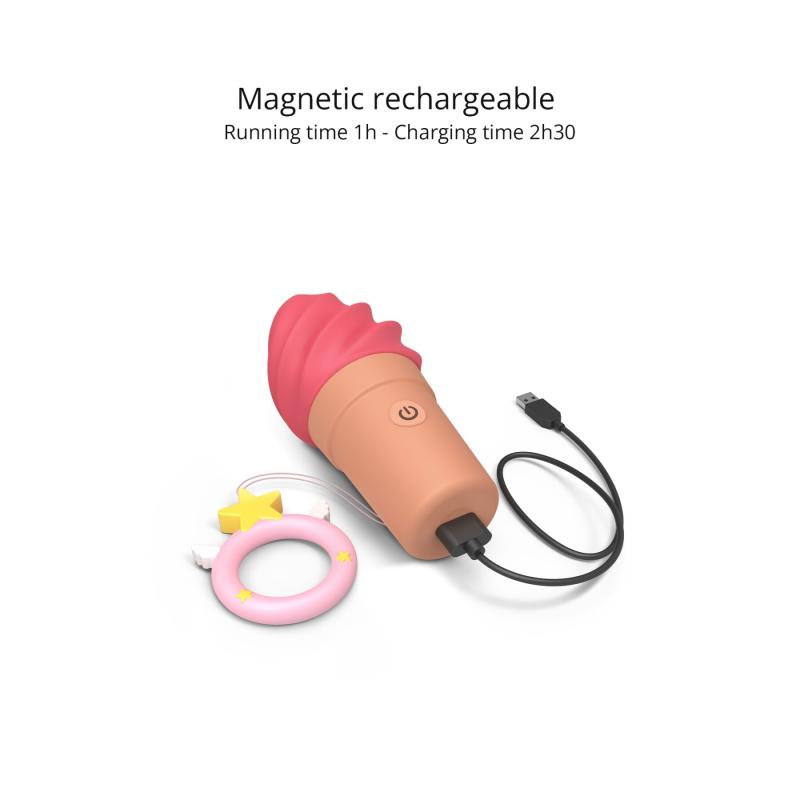 SO6820 Вибратор-мороженое Love To Love CAND'ICE — RASPBERRY JOLLY