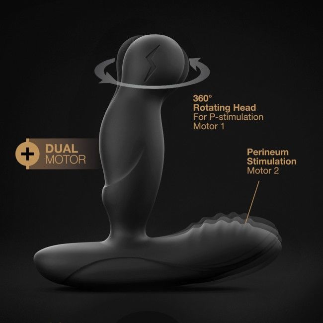 SO3073 Массажеры простаты Dorcel P-Swing с вращающейся головкой, пультом ДУ и подогревом