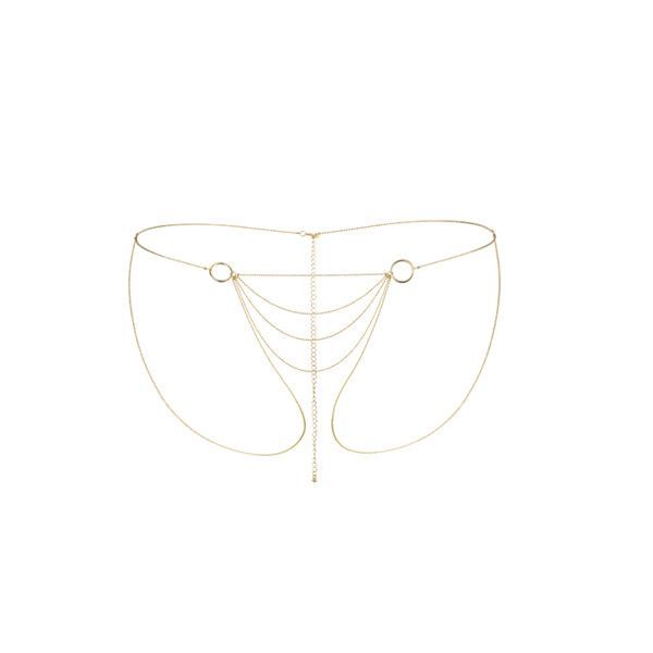 SO2662 Цепочка-трусики Bijoux Indiscrets Magnifique Bikini Chain – Gold, украшение для тела