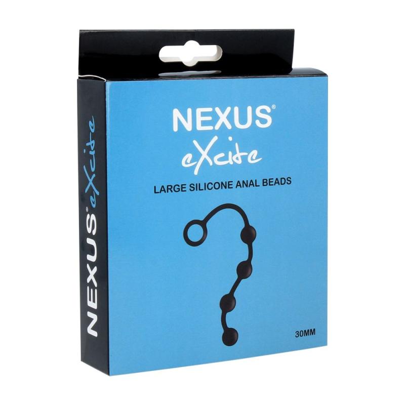 SO3843 Анальные шарики Nexus Excite Large Anal Beads, силикон, макс. диаметр 3 см