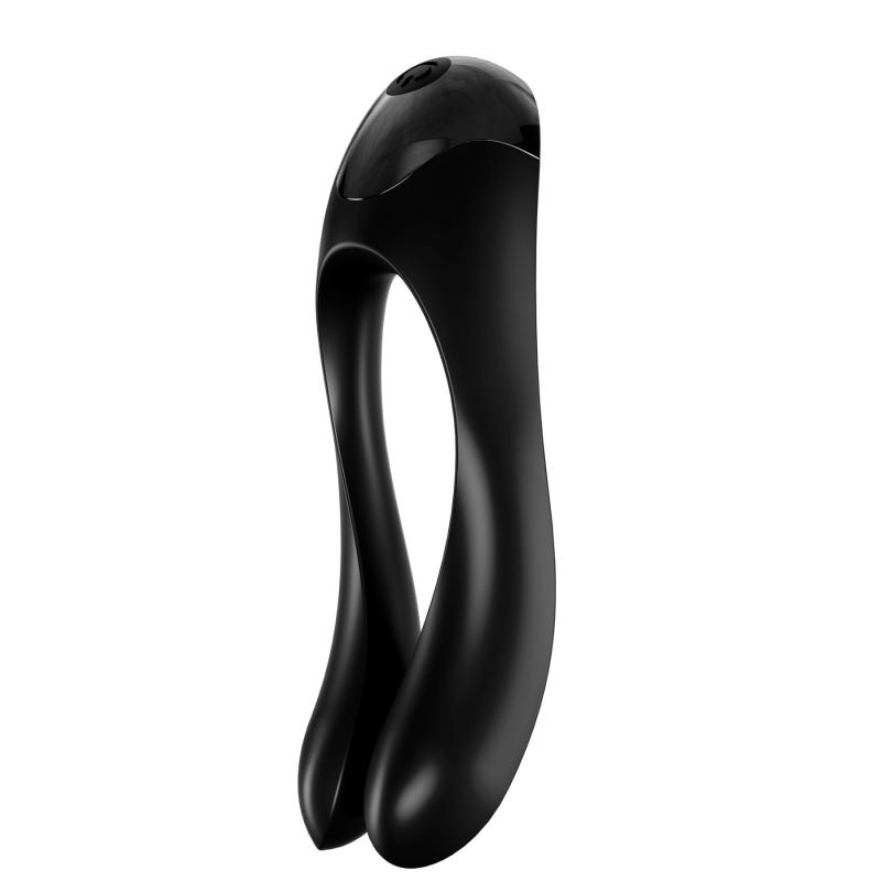 SO4653 Вибратор на палец Satisfyer Candy Cane Black