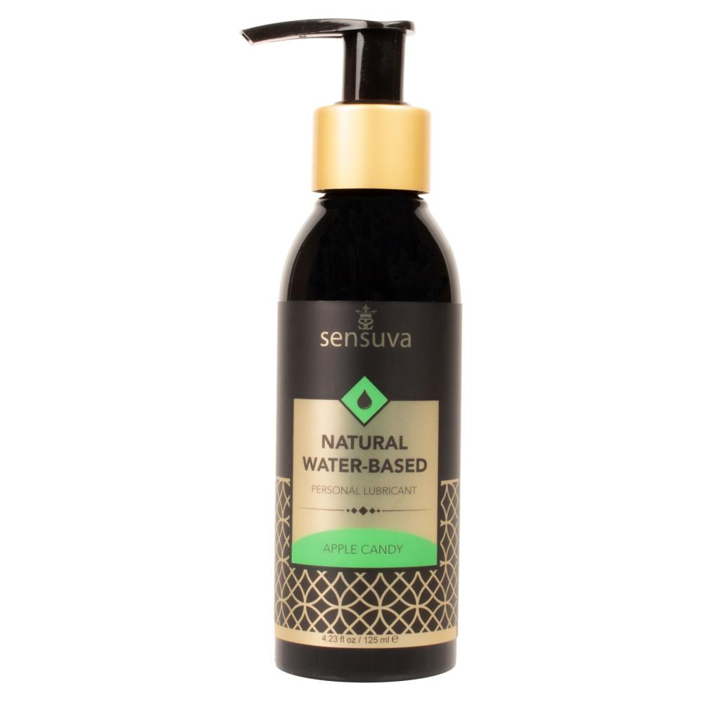 SO3224 Смазка на водной основе Sensuva Natural Water-Based Apple Candy (125мл) без глицерина и парабенов