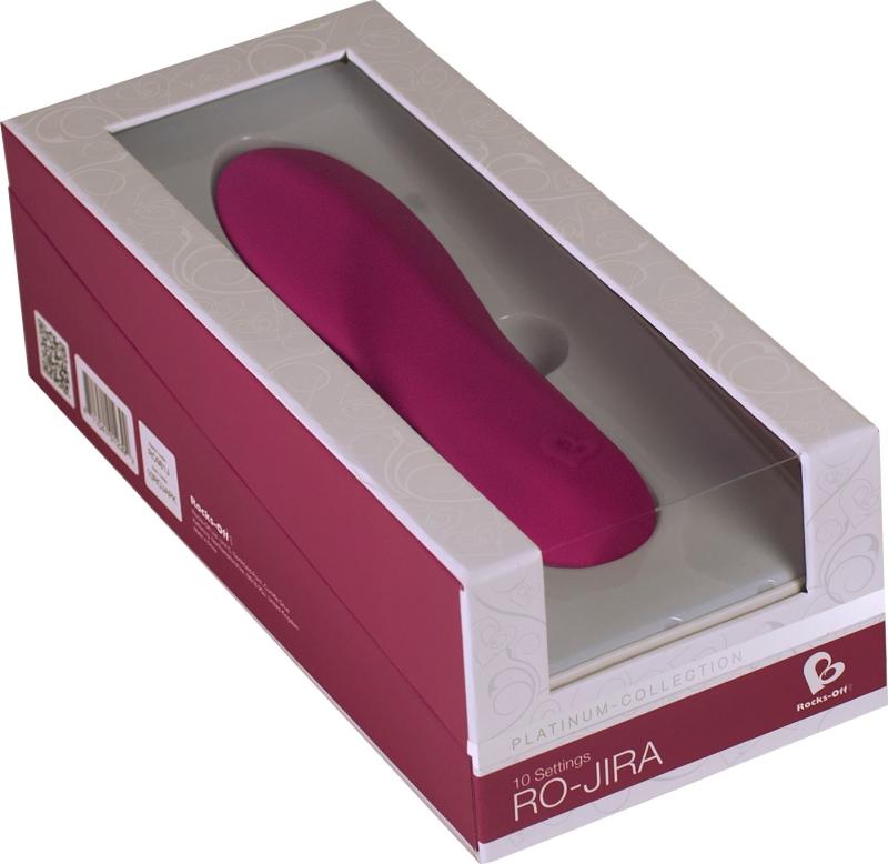 RO-JIRA Вибратор Rocks Off RO-JIRA, 10 режимов работы, водонепроницаемый