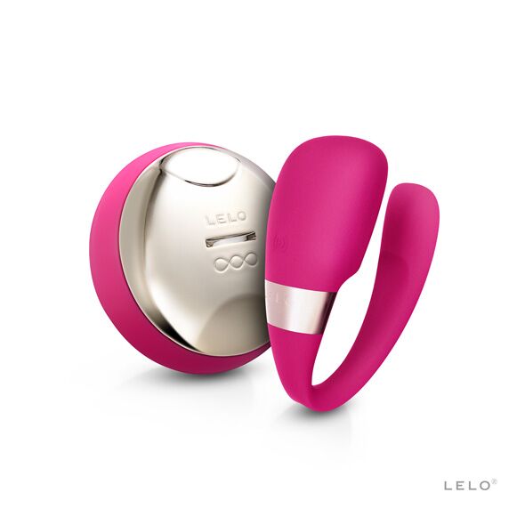 SO8115 Вибратор для пар LELO Tiani 3 Cerise, 2 мотора, пульт ДУ