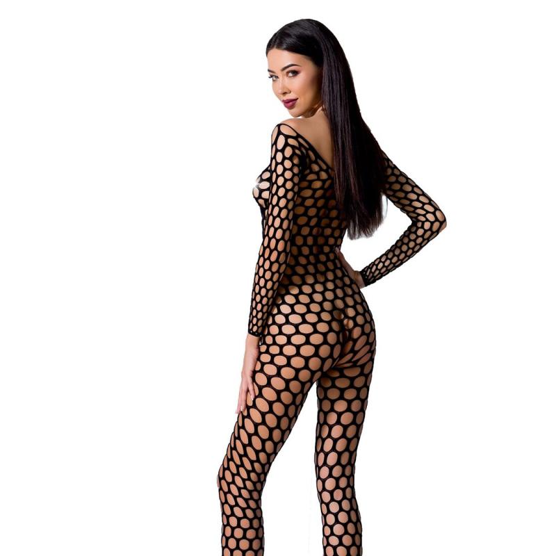 SO4156 Бодистокинг с крупной сеткой Passion BS077 black