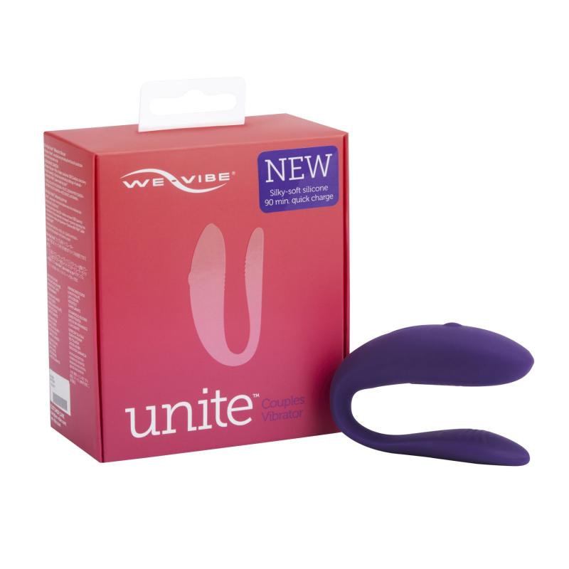 SO6936 Недорогой вибратор для пар We-Vibe Unite Purple, однокнопочный пульт ДУ