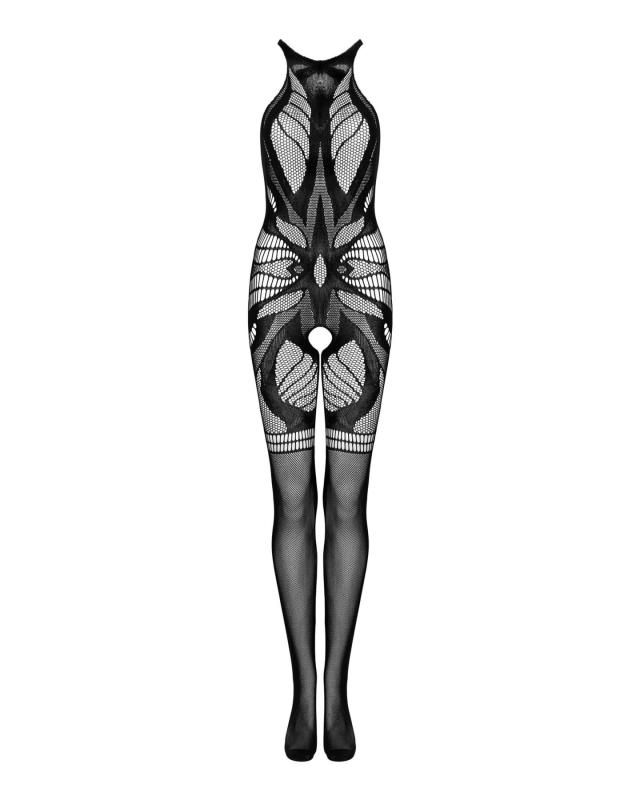 SO7697 Сетчатый бодистокинг без рукавов Obsessive Bodystocking G331 S/M/L, black, с доступом