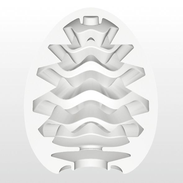 E21515 Мастурбатор яйцо Tenga Egg Wavy (Волнистый)