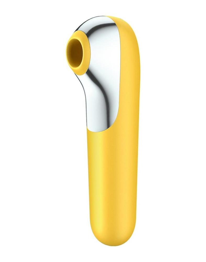 SO4100 Смарт вибратор и вакуумный стимулятор 2-в-1 Satisfyer Dual Love Yellow