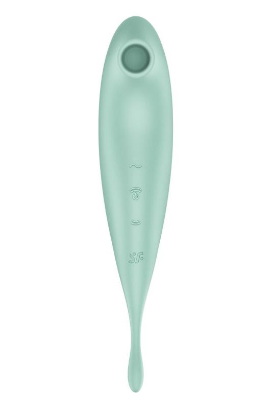 SO6716 Смарт-вибратор для клитора с вакуумной стимуляцией Satisfyer Twirling Pro+ Mint