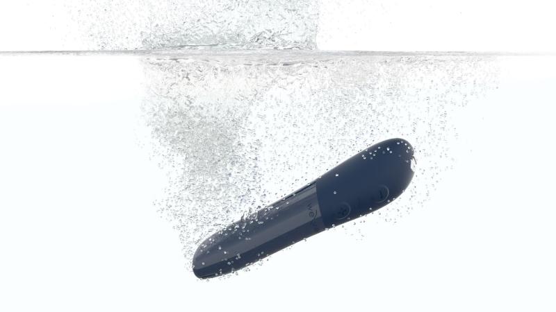 SO6933 Мощная вибропуля Tango X Midnight Blue by We-Vibe, 7 режимов вибрации, 8 уровней интенсивности