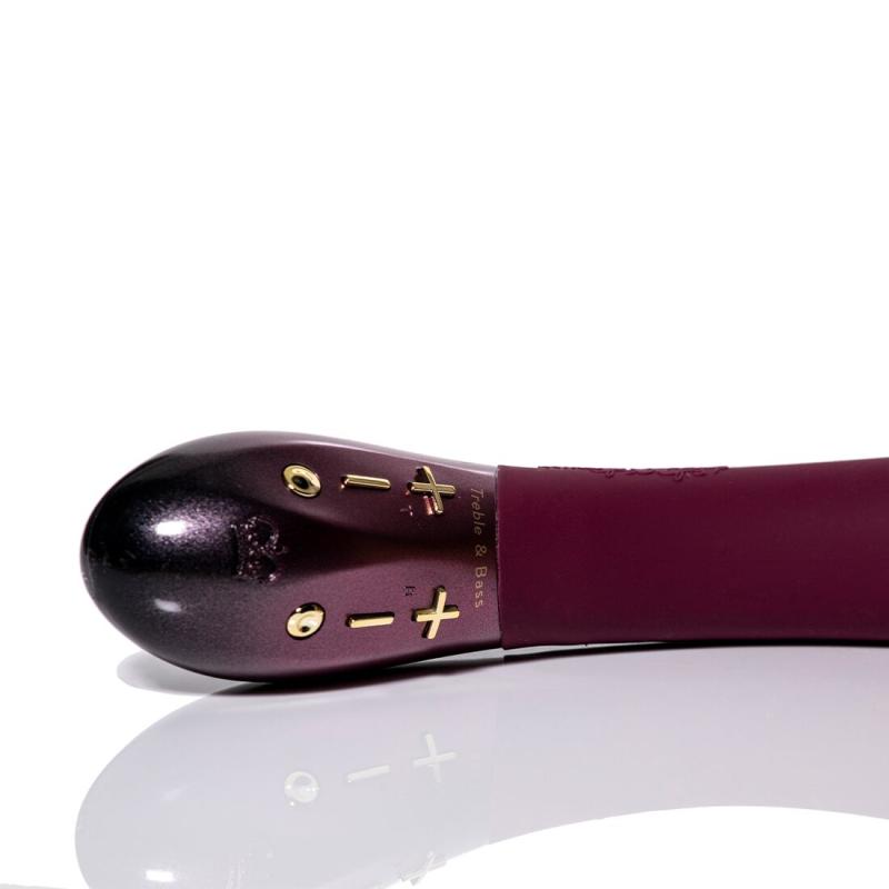 SO8728 Вибратор для точки G Hot Octopuss KURVE, Treble and Bass Technology, 2 мотора, мягкий кончик