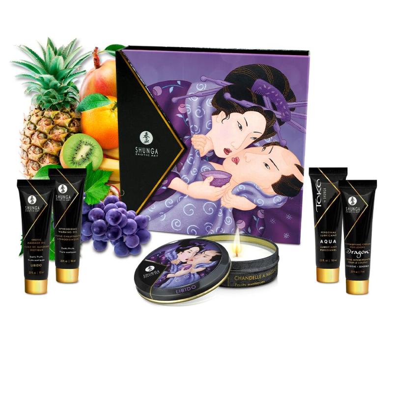 SO7823 Подарочный набор Shunga Geishas Secrets – Exotic Fruits для шикарной ночи вдвоем