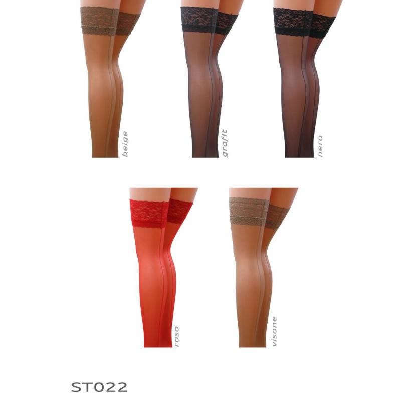 PS23614 Панчохи ST022 1/2 nero - Passion