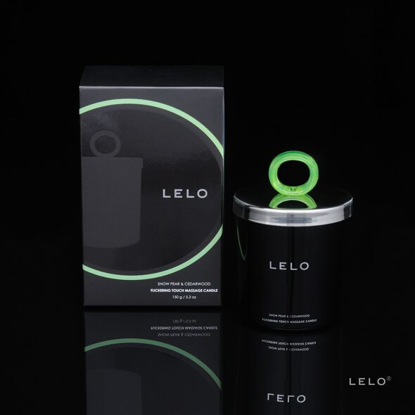 SO8128 Массажная свеча LELO Massage Candle Snow Pear & Cedarwood, соевый воск, 36 часов горения