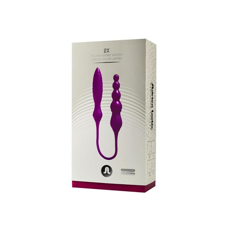 AD108735 Вибратор двусторонний Adrien Lastic AD-2X с пультом LRS