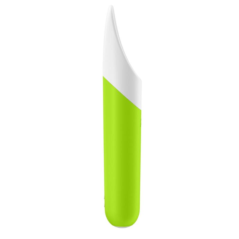 SO5435 Минивибратор с гибким язычком Satisfyer Ultra Power Bullet 7 Green