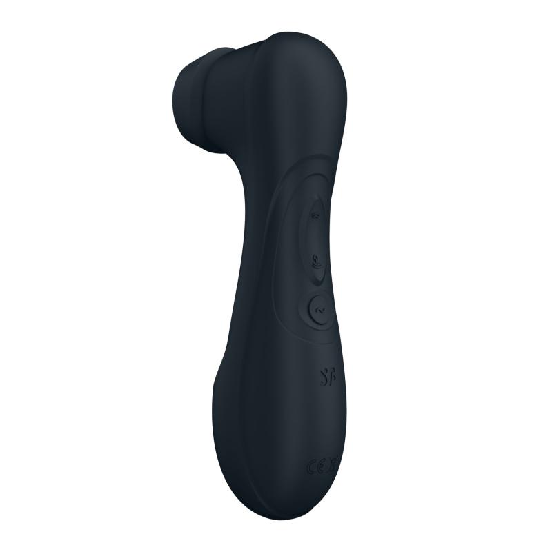 SO8404 Вакуумный клиторальный стимулятор Satisfyer Pro 2 Generation 3 with Liquid Air Connect App Dark Grey