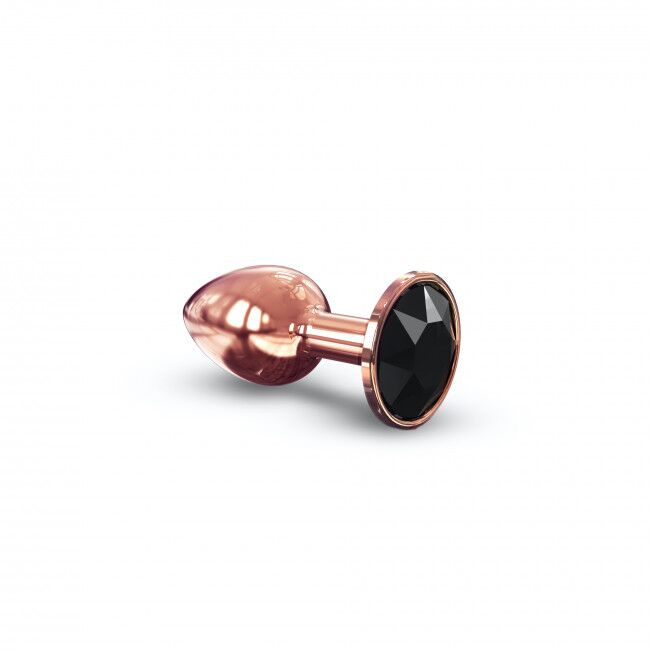 SO5534 Металлическая анальная пробка с украшением в виде кристалла Dorcel - Diamond Plug Rose Gold S
