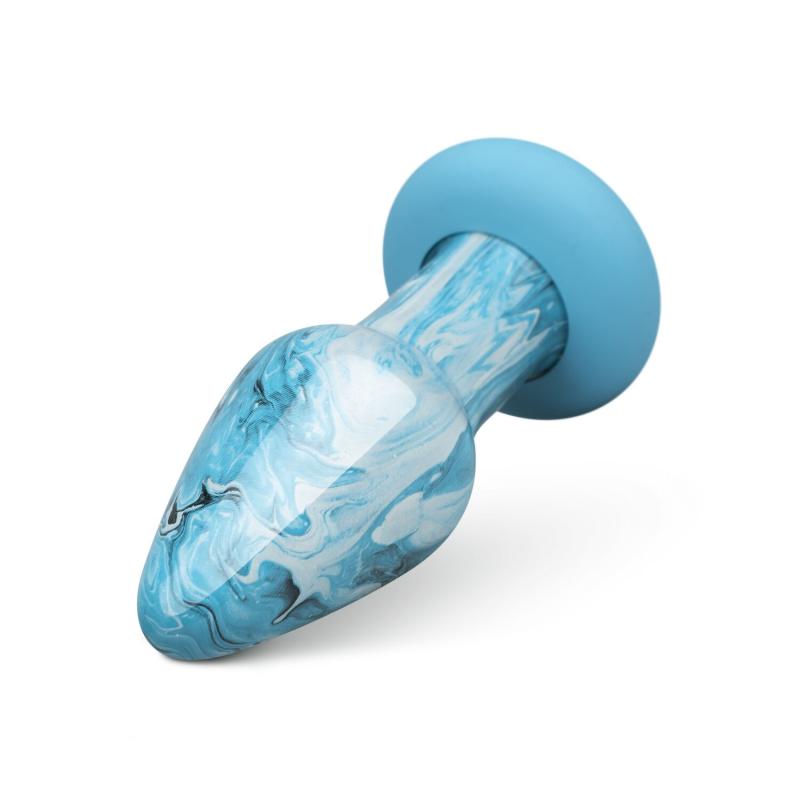 SO8895 Стеклянная анальная пробка Gildo - Ocean Curl Glass Butt plug
